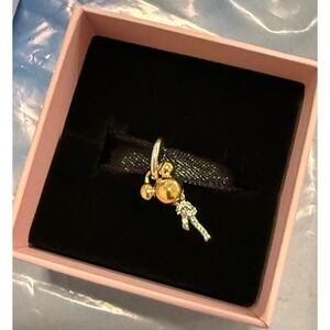 2026 Disney Parks Pandora Mickey Mouse Balloon Gold Charm NEW